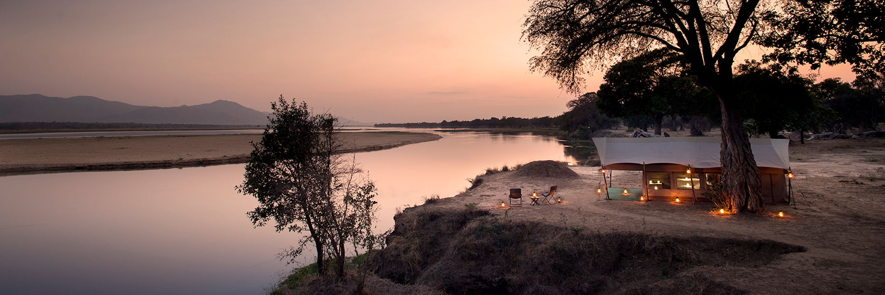 camp de charme a mana pools - safari au zimbabwe