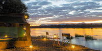 camp sur le zambeze