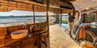 camp de charme dans le parc du south luangwa en zambie