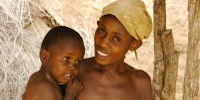 maman damara dans le damaraland - voyage en namibie