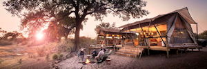 camp de charme dans le linyanti - safari au botswana